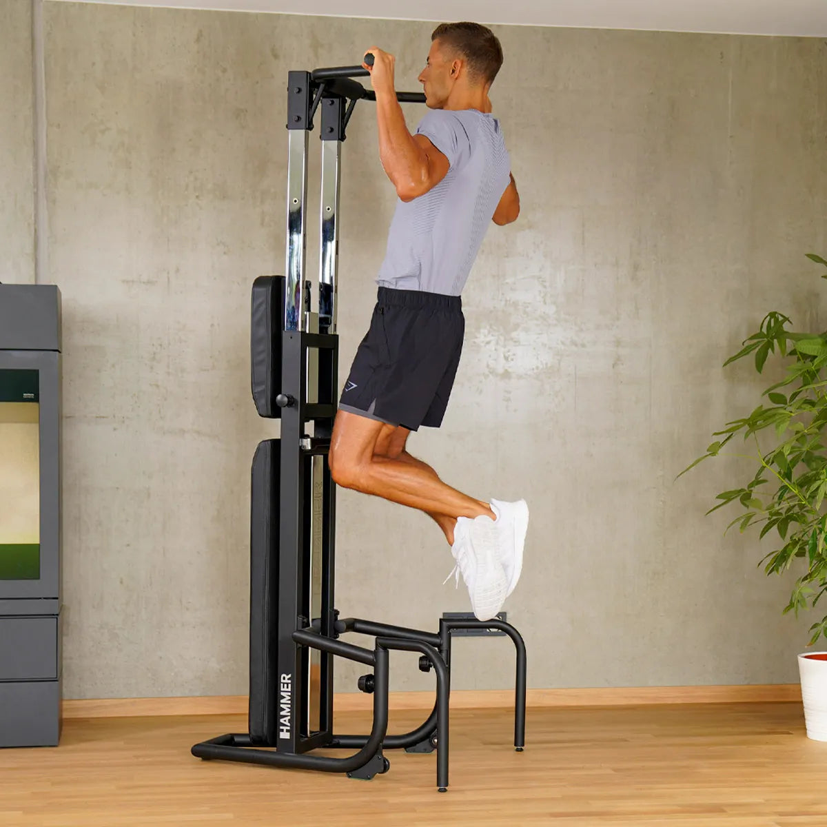 Hammer Bench Pullup&Dip - Banc de musculation multifonctionnel - 3 en 1