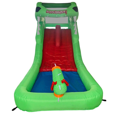 Avyna Happy Bounce springkussen - Croco Waterslide - 3 personen