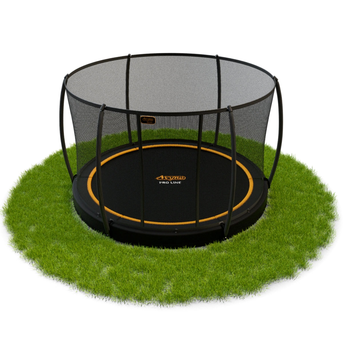Trampoline rond Avyna Pro-Line InGround Ø430 avec filet de sécurité - 4 coloris - avec housse offerte