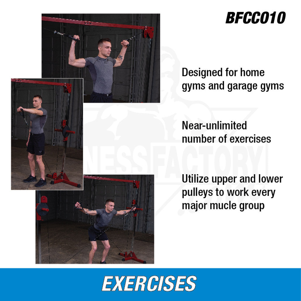 Best Fitness BFCCO10 Cable Crossover - Plate loaded