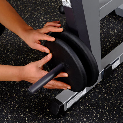 Ab / Back Extension Machine - Body-Solid GCAB360(B) - Plate loaded