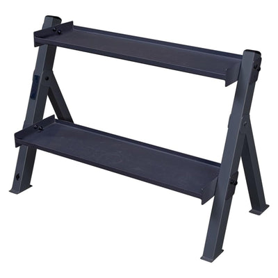 Body-Solid GDKR100(B) - Tweelaags opslagsysteem voor dumbbells en kettlebells