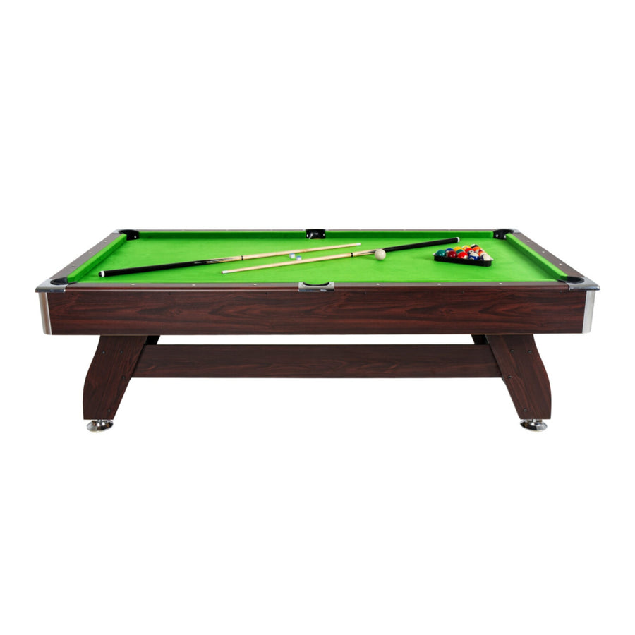 Table de billard en bois marron - Thunder 7FT - 226 x 127 cm