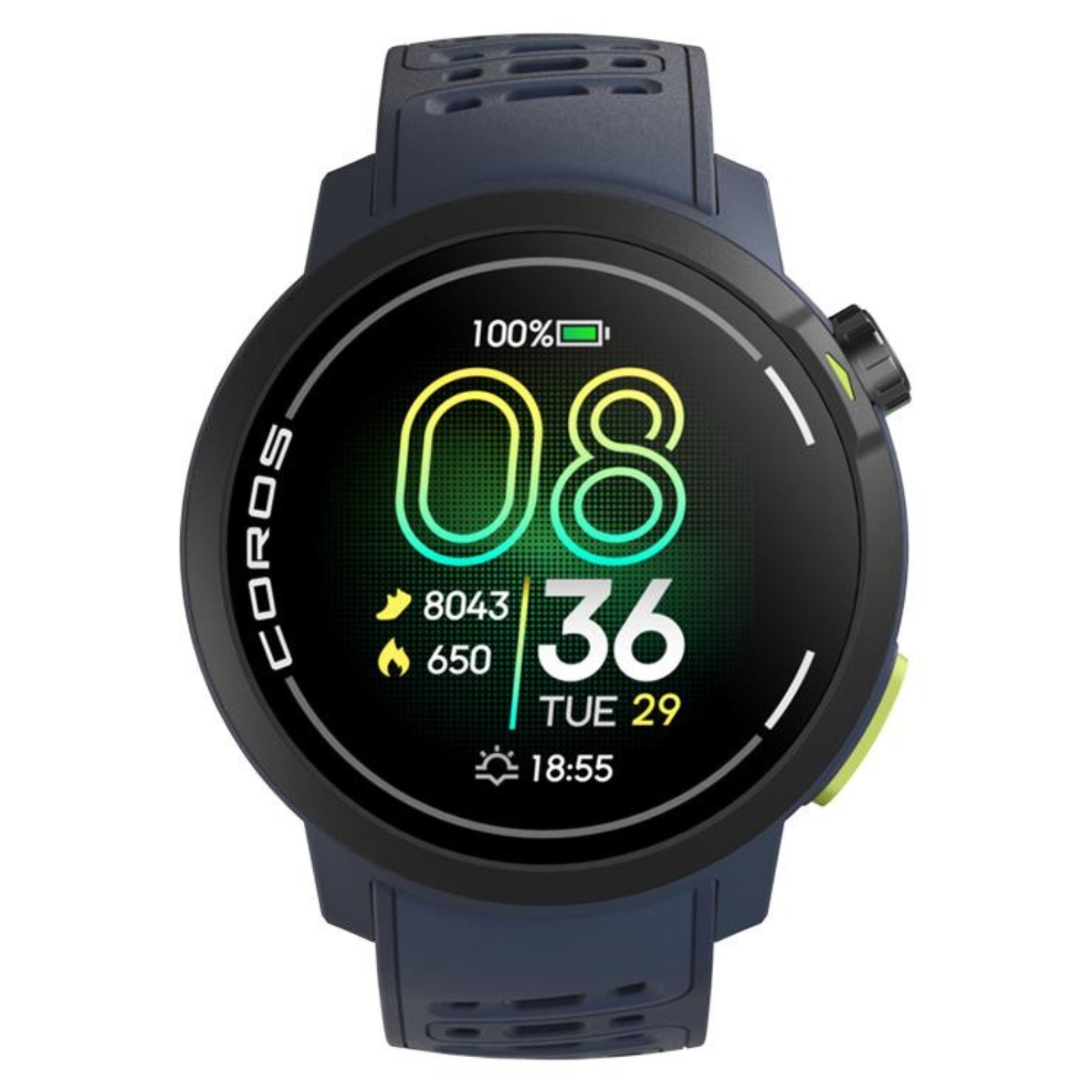 Coros PACE Pro Navy / Blauw (AMOLED) - GPS Sport & Adventure Watch / Multisporthorloge