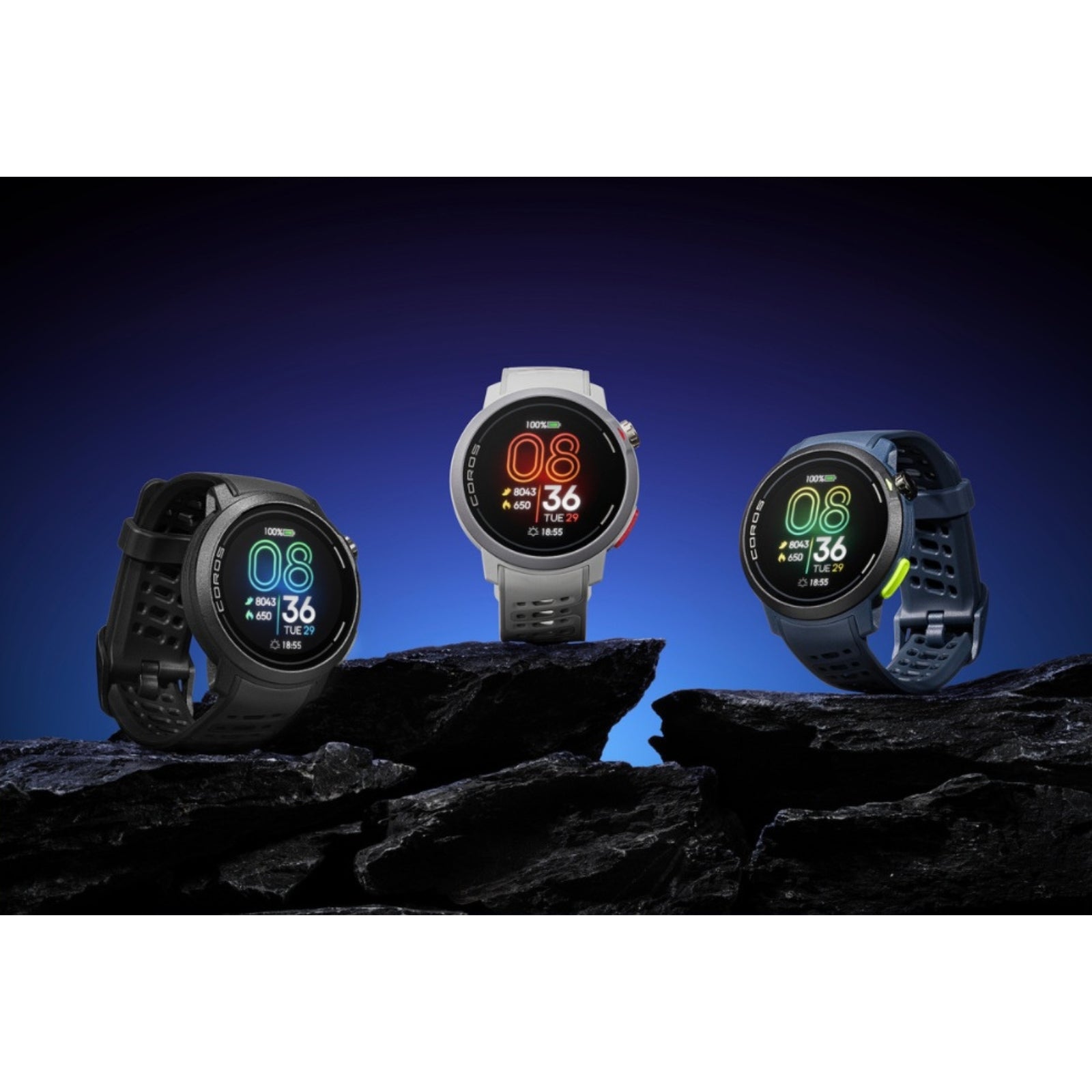 Coros PACE Pro Navy / Blauw (AMOLED) - GPS Sport & Adventure Watch / Multisporthorloge