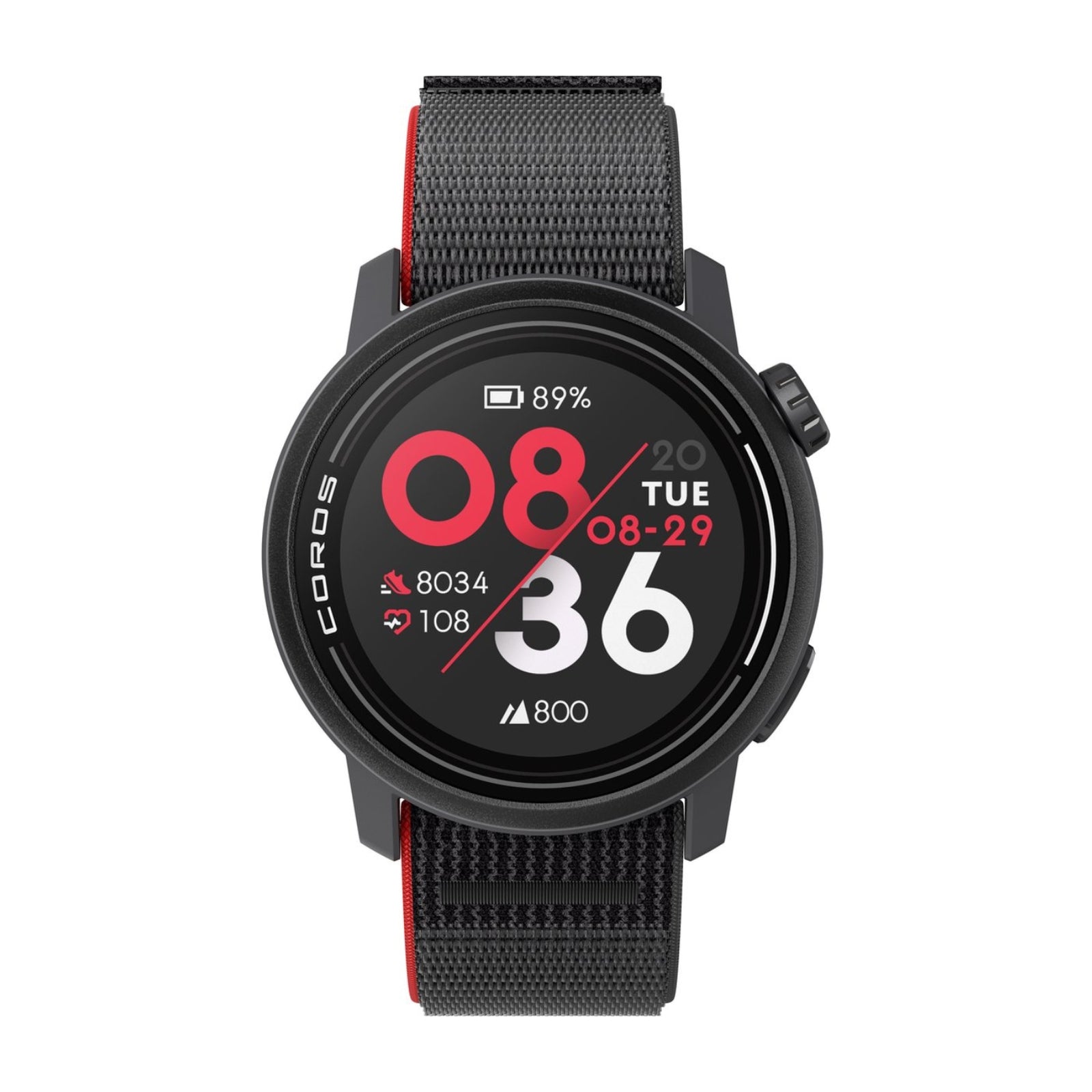 Coros PACE 3 Nylon Noir - Montre GPS Sport & Aventure / Montre Multisport