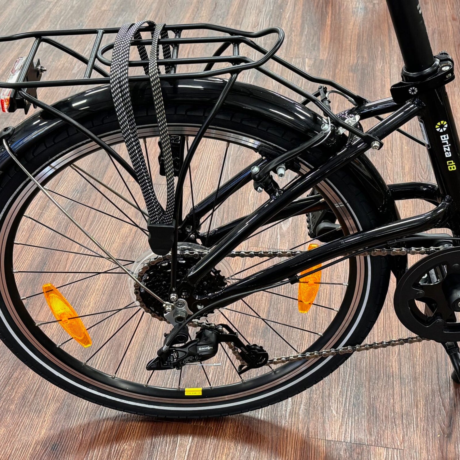 Vouwfiets - Dahon Briza D8 24" - Obsidian / Zwart - 8-speed derailleur - V brakes