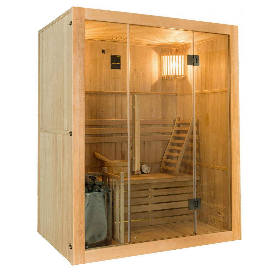Sauna vapeur finlandais pour 3 personnes - France Sauna Sense 3