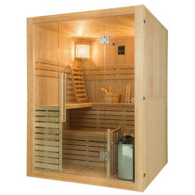 Sauna vapeur finlandais pour 4 personnes - France Sauna Sense 4
