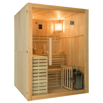 Sauna vapeur finlandais pour 4 personnes - France Sauna Sense 4