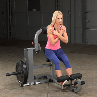 Ab / Back Extension Machine - Body-Solid GCAB360(B) - Plate loaded