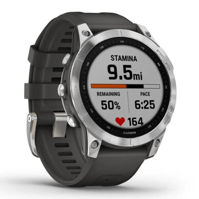 Garmin Fenix 7 Silver Standard Edition - 42 mm & 47 mm - Montre multisport & outdoor