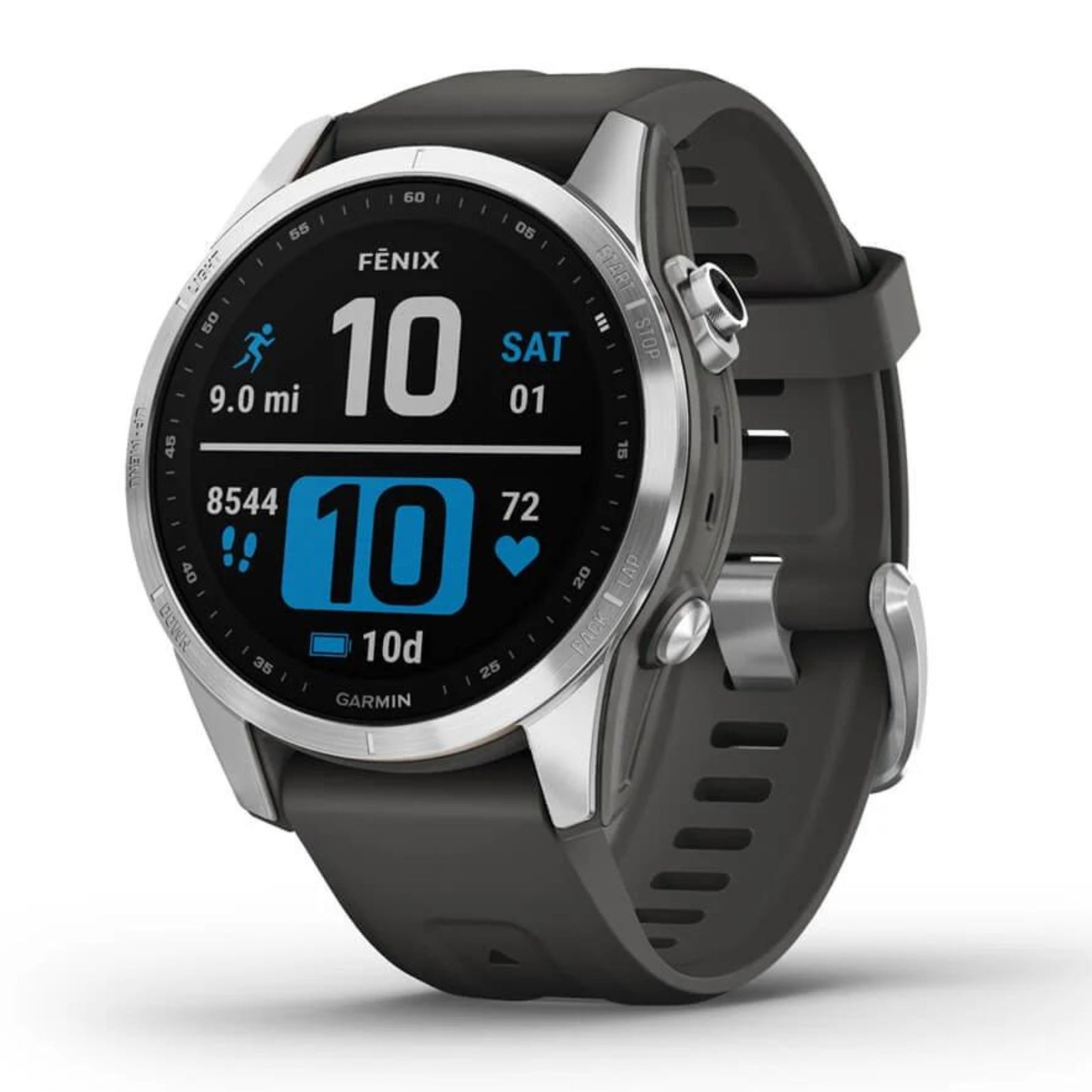 Garmin Fenix 7 Silver Standard Edition - 42 mm & 47 mm - Montre multisport & outdoor