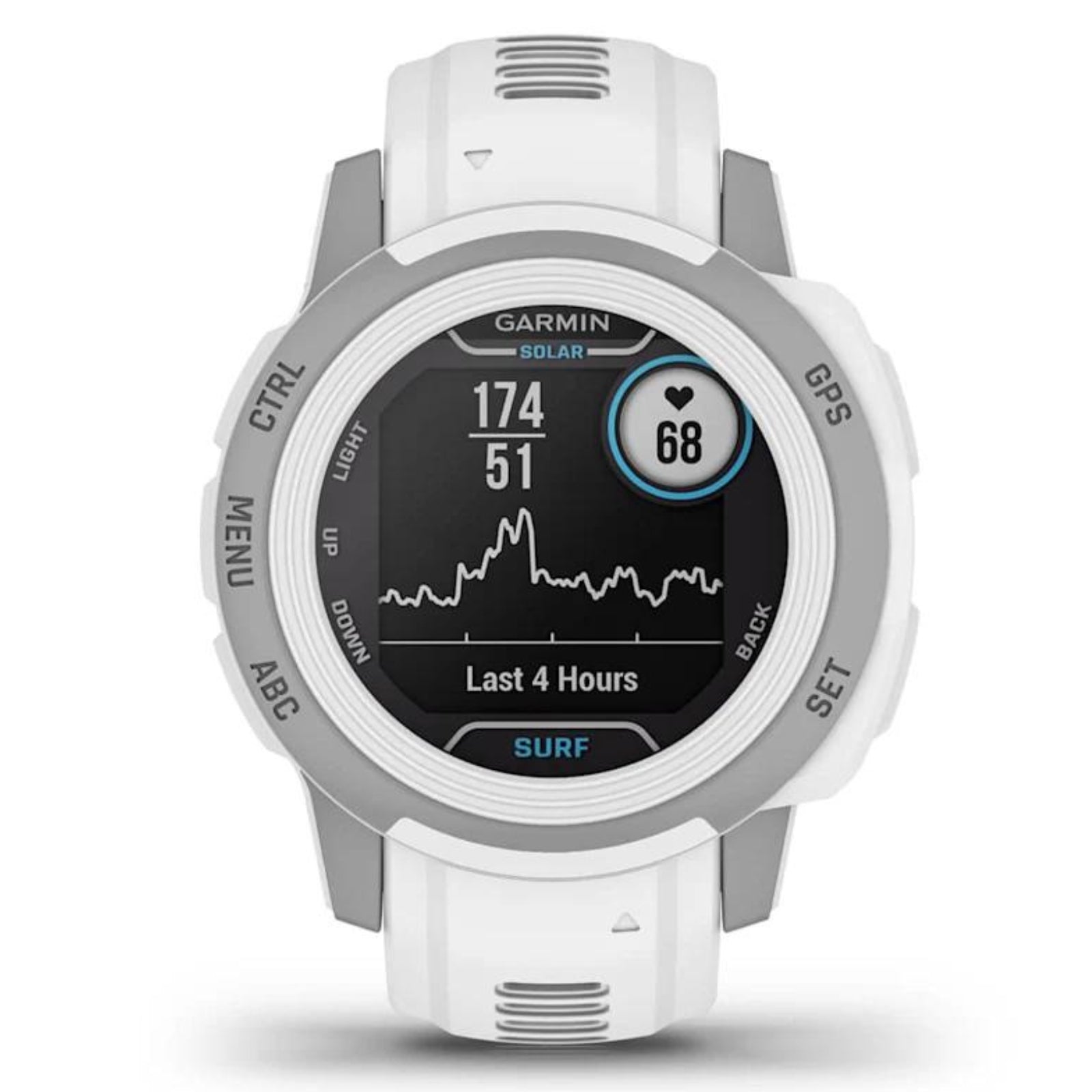 Garmin Instinct 2S Solar Surf Edition Wit - 40mm - Surf & multisport horloge