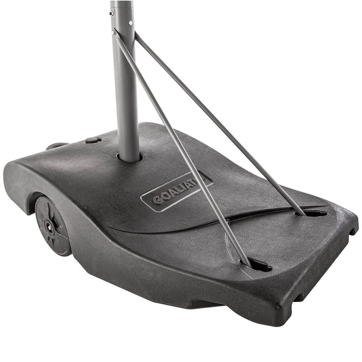 Goaliath GoTek 50 - Verplaatsbare basketbalstandaard - gratis Mikasa bal