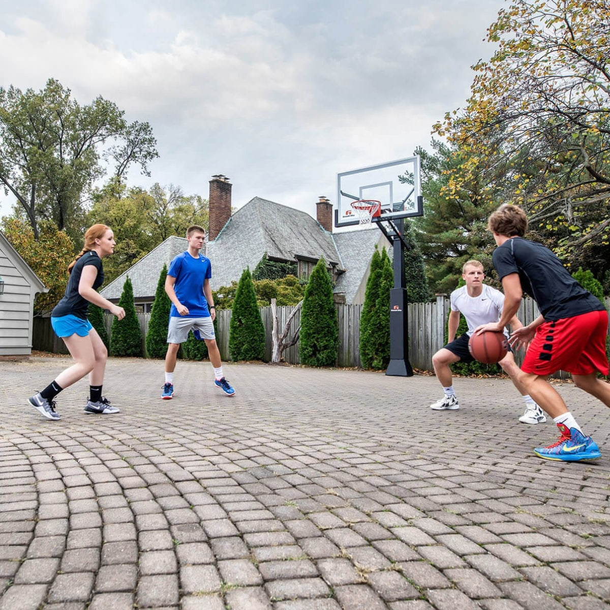 Goalrilla CV54 Professionele Basketbalpaal (Inground) - In hoogte verstelbaar - Gratis Mikasa bal