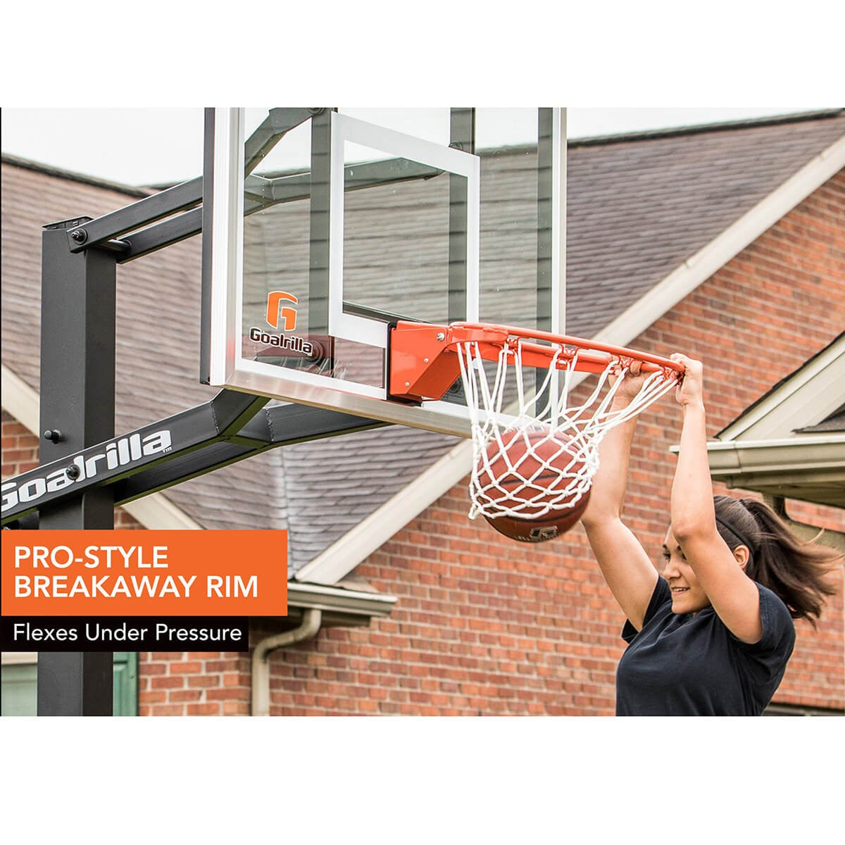 Goalrilla CV60 Professionele Basketbalpaal (Inground) - In hoogte verstelbaar - Gratis Mikasa bal
