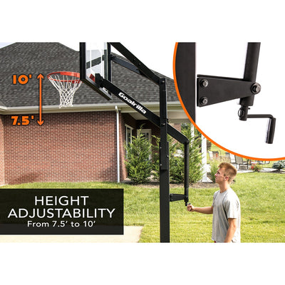 Goalrilla FT60 Professionele Basketbalpaal (Inground) - In hoogte verstelbaar - Gratis Mikasa bal