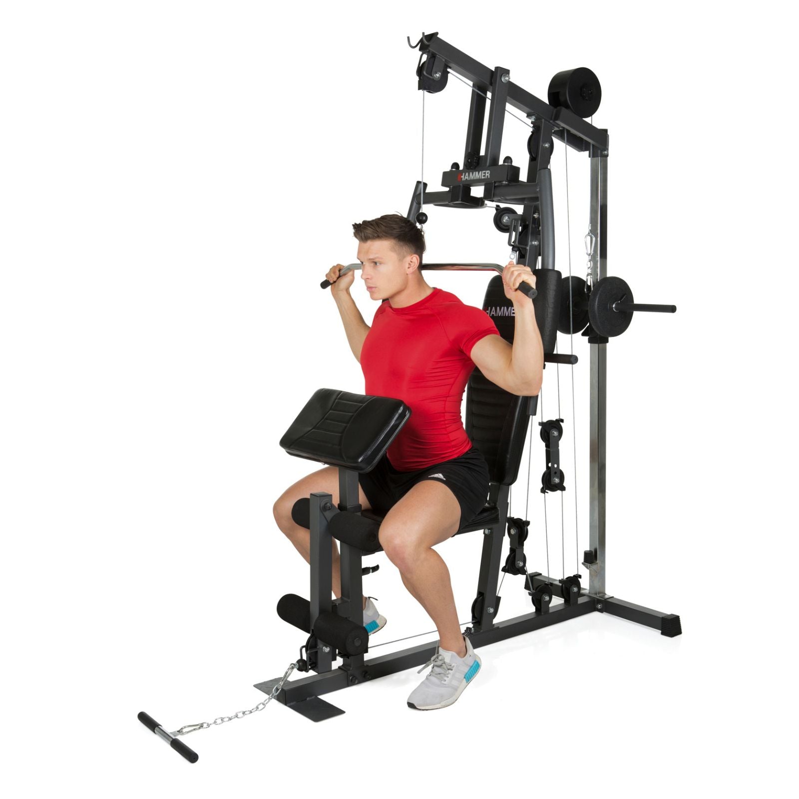 Multistation / home gym - Hammer California XP - Chargement de plaques