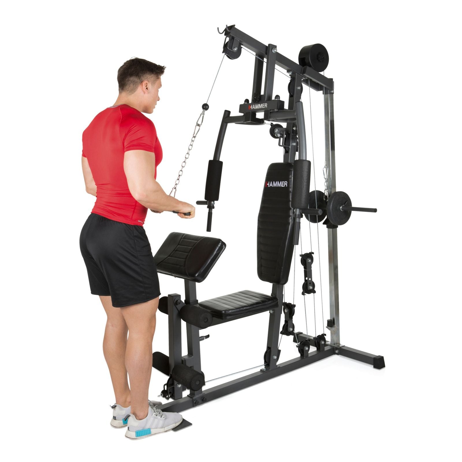 Multistation / home gym - Hammer California XP - Chargement de plaques