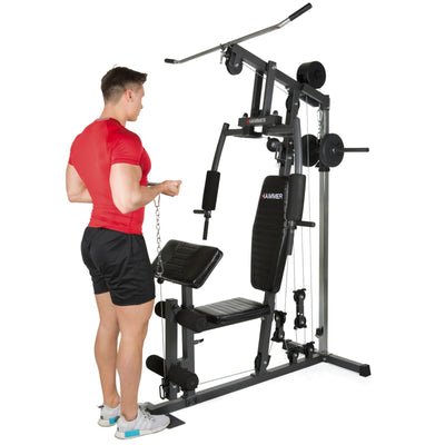 Multistation / home gym - Hammer California XP - Chargement de plaques