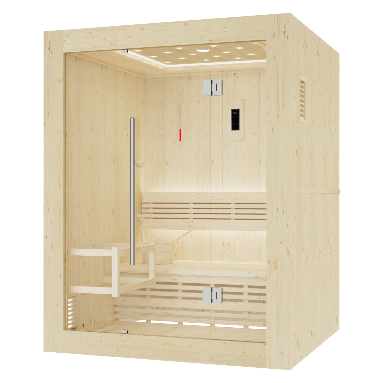 Luxe Finse stoomsauna voor 3 personen - Holl's Utopia 3 (4.5 kW)