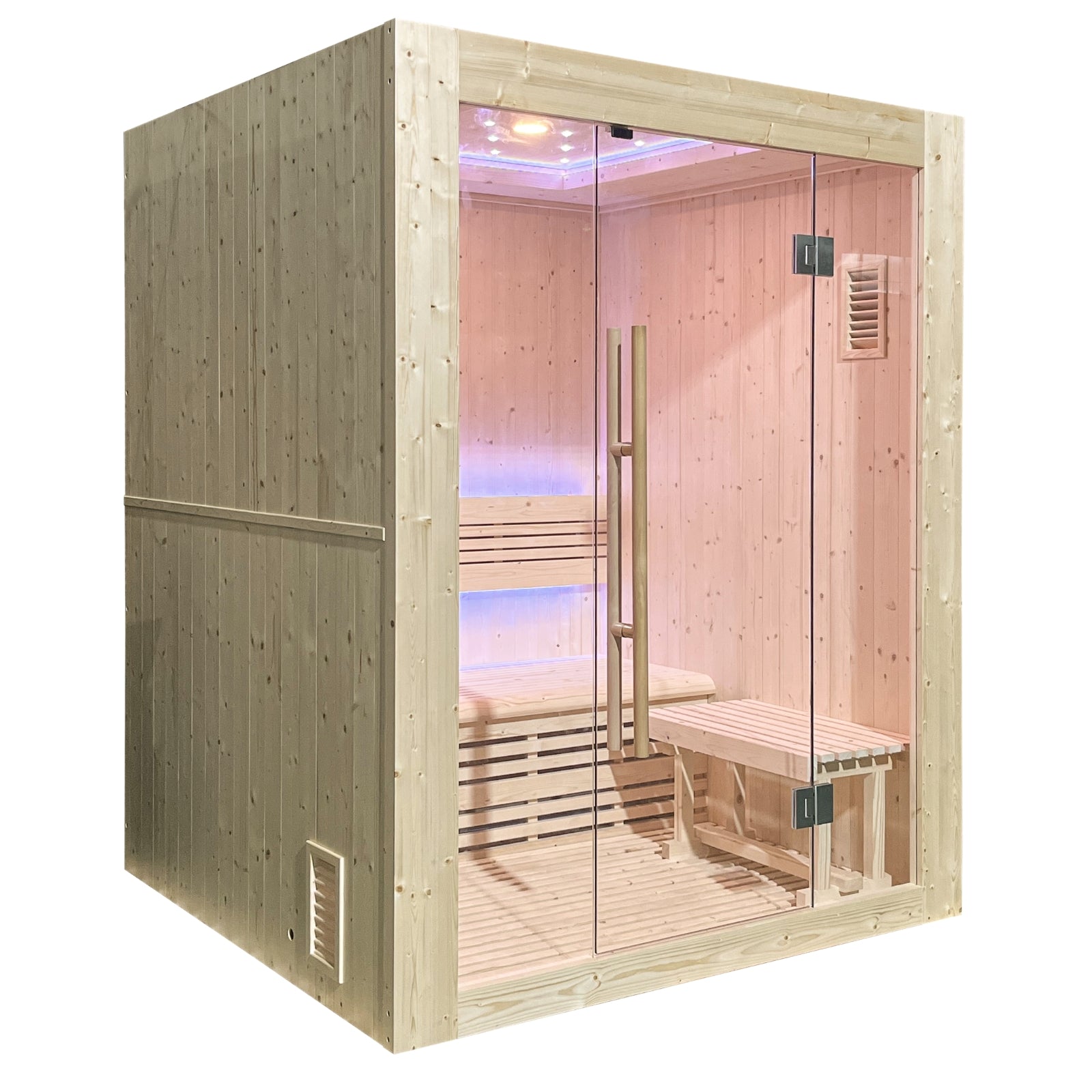 Luxe Finse stoomsauna voor 3 personen - Holl's Utopia 3 (4.5 kW)