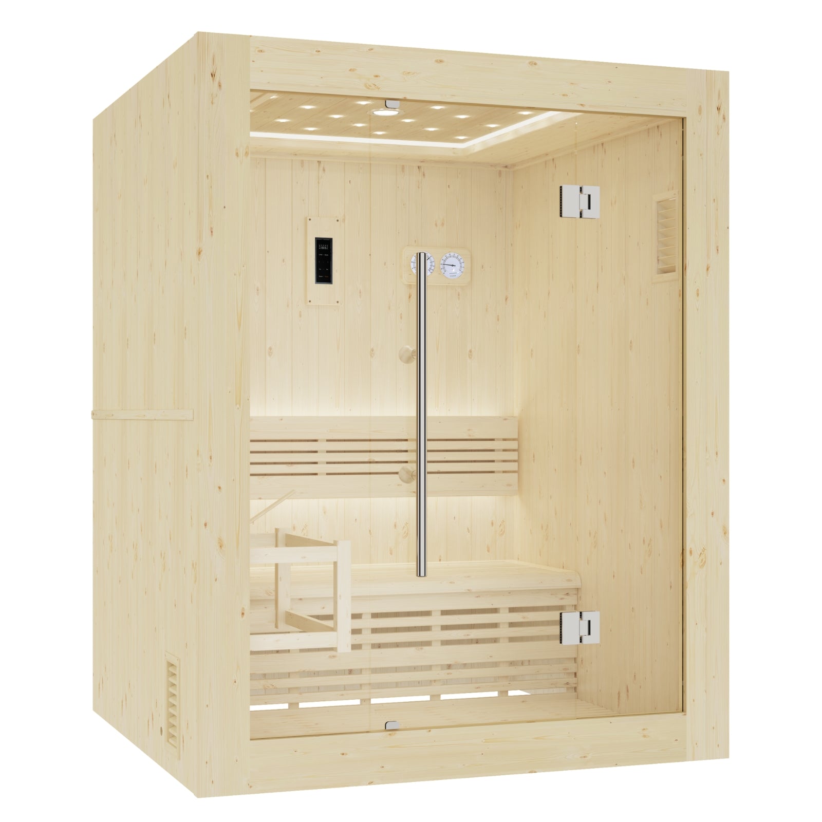 Luxe Finse stoomsauna voor 3 personen - Holl's Utopia 3 (4.5 kW)