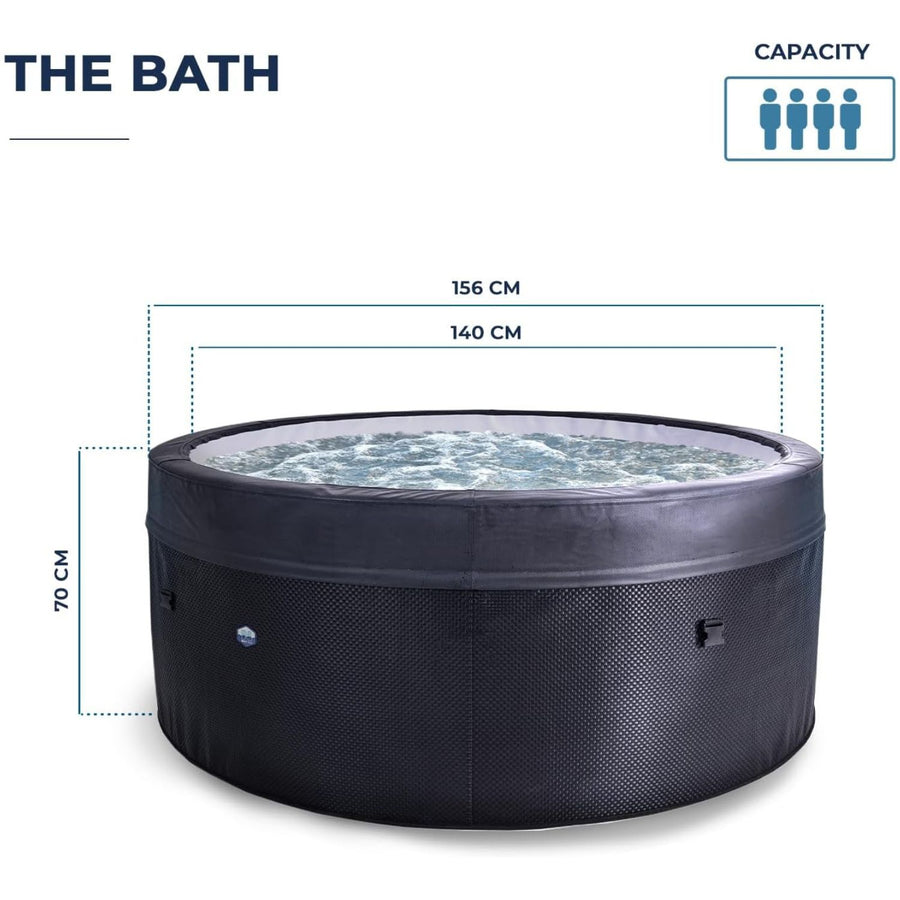 Bain de glace + spa NetSpa Ice Vita pour 4 personnes - multifonctionnel - 5 kW