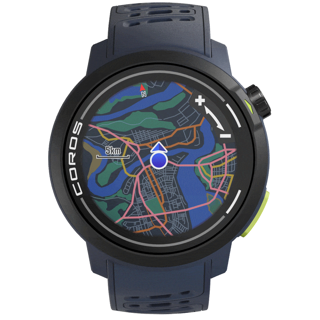 Coros PACE Pro Zwart (AMOLED) - GPS Sport & Adventure Watch / Multisporthorloge