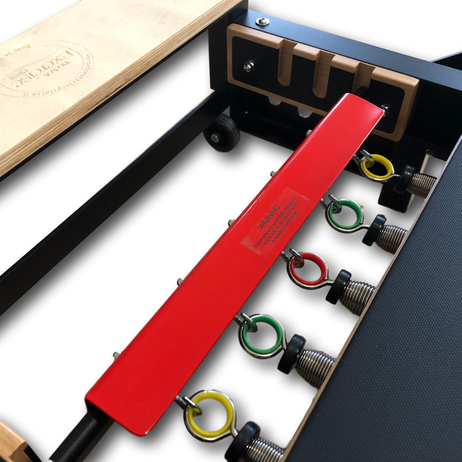 Tour de reformage Pilates en aluminium Black Edition - Gain de place et stockage vertical - Body & Exercise Pilates BE03