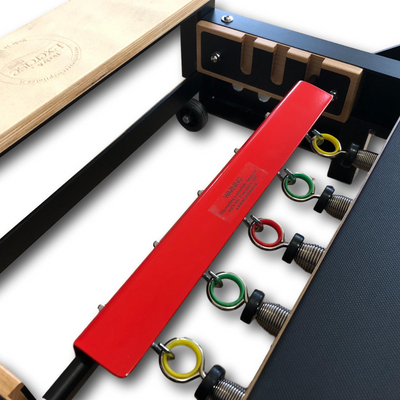 Tour de reformage Pilates en aluminium Black Edition - Gain de place et stockage vertical - Body & Exercise Pilates BE03