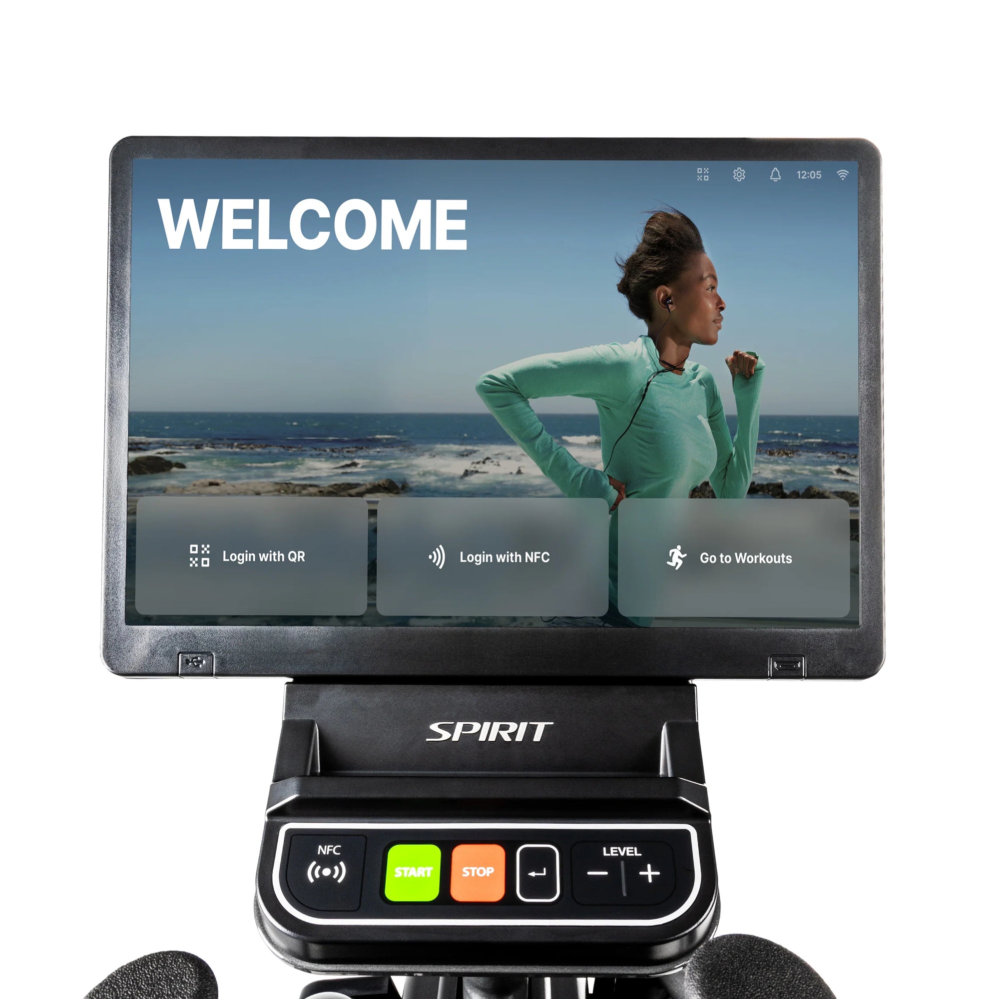 Spirit Fitness CE1000ENT Phantom - Professionele crosstrainer met touchscreen entertainment scherm - Gratis montage aan huis