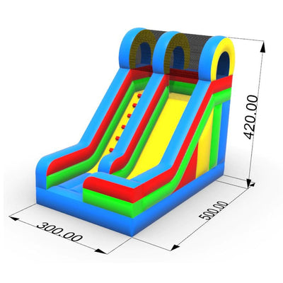 Avyna Happy Bounce Springkussen High and Colorful Slide (pvc) – 4 personen