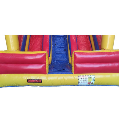 Avyna Happy Bounce Springkussen - Double Slide and Fun Boys (pvc) – 4 personen