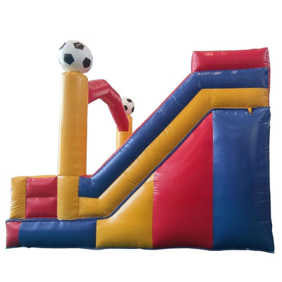 Avyna Happy Bounce Springkussen - Double Slide and Fun Boys (pvc) – 4 personen