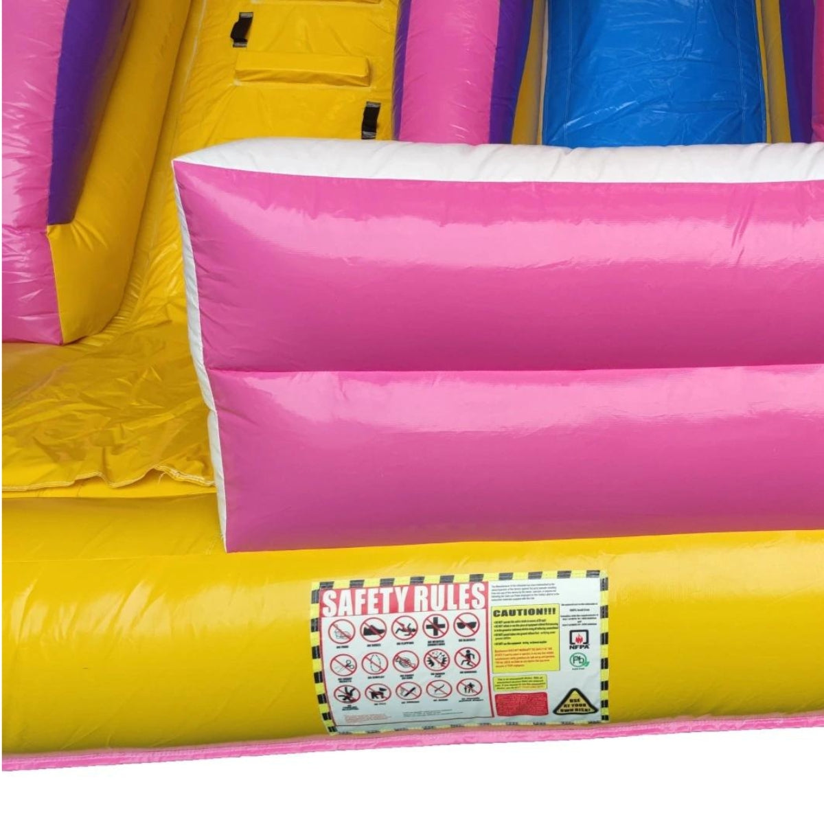 Château gonflable Avyna Happy Bounce - Double Toboggan et Fun Girls (PVC) - 4 personnes