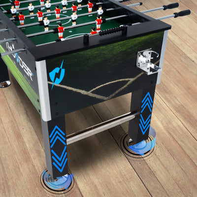 Tafelvoetbaltafel - Thunder Green Pitch 5FT - 140.5cm x 77cm x 86.5cm