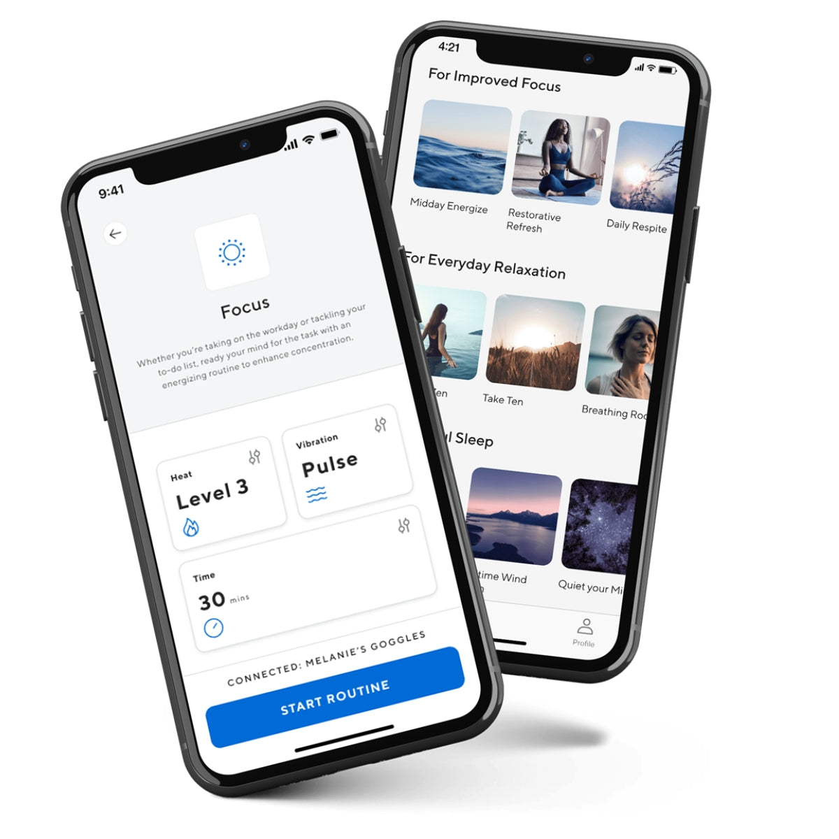 Therabody Smart Goggles - Masque pour les yeux pour massage et relaxation