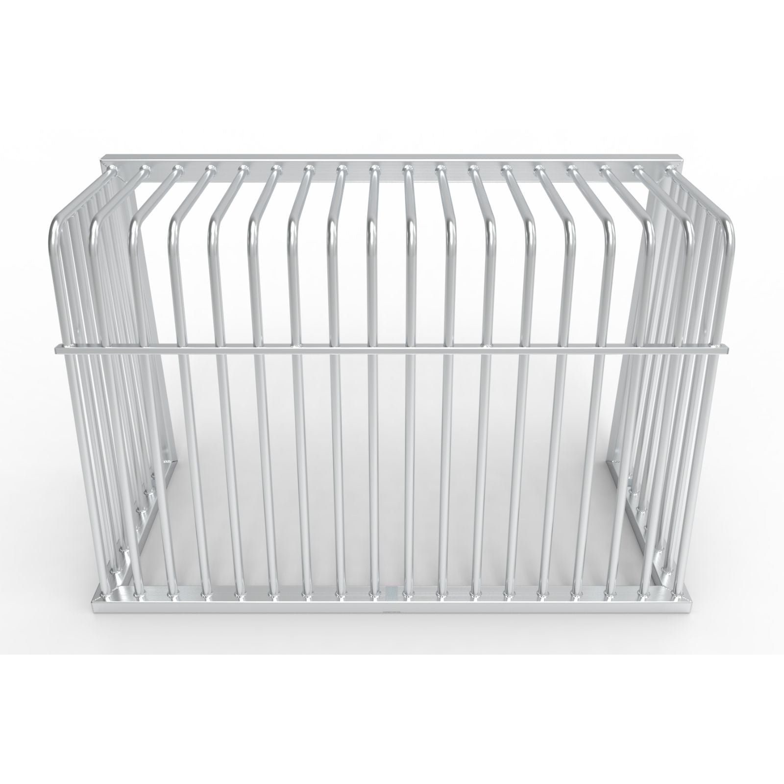 Middelgroot anti-vandalisme aluminium voetbaldoel - Alusport AA180 - 1.8 x 1.2 m