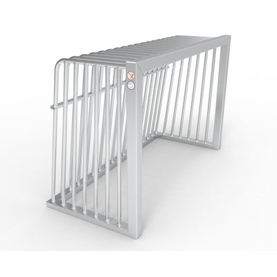 Middelgroot anti-vandalisme aluminium voetbaldoel - Alusport AA180 - 1.8 x 1.2 m