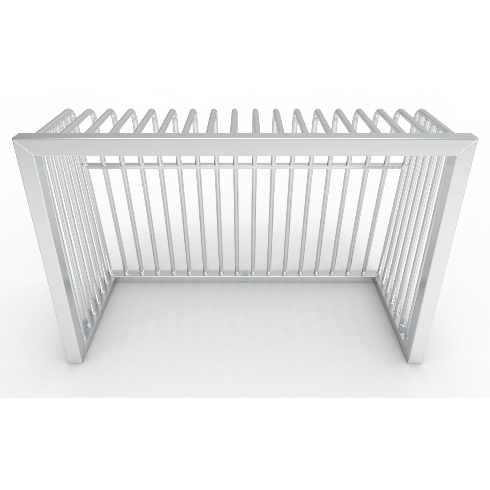 Middelgroot anti-vandalisme aluminium voetbaldoel - Alusport AA180 - 1.8 x 1.2 m