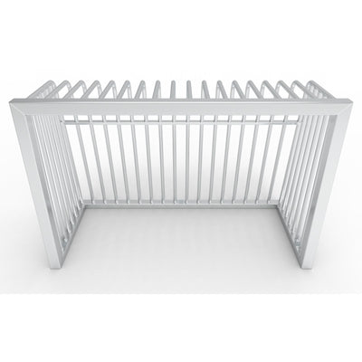 Middelgroot anti-vandalisme aluminium voetbaldoel - Alusport AA180 - 1.8 x 1.2 m