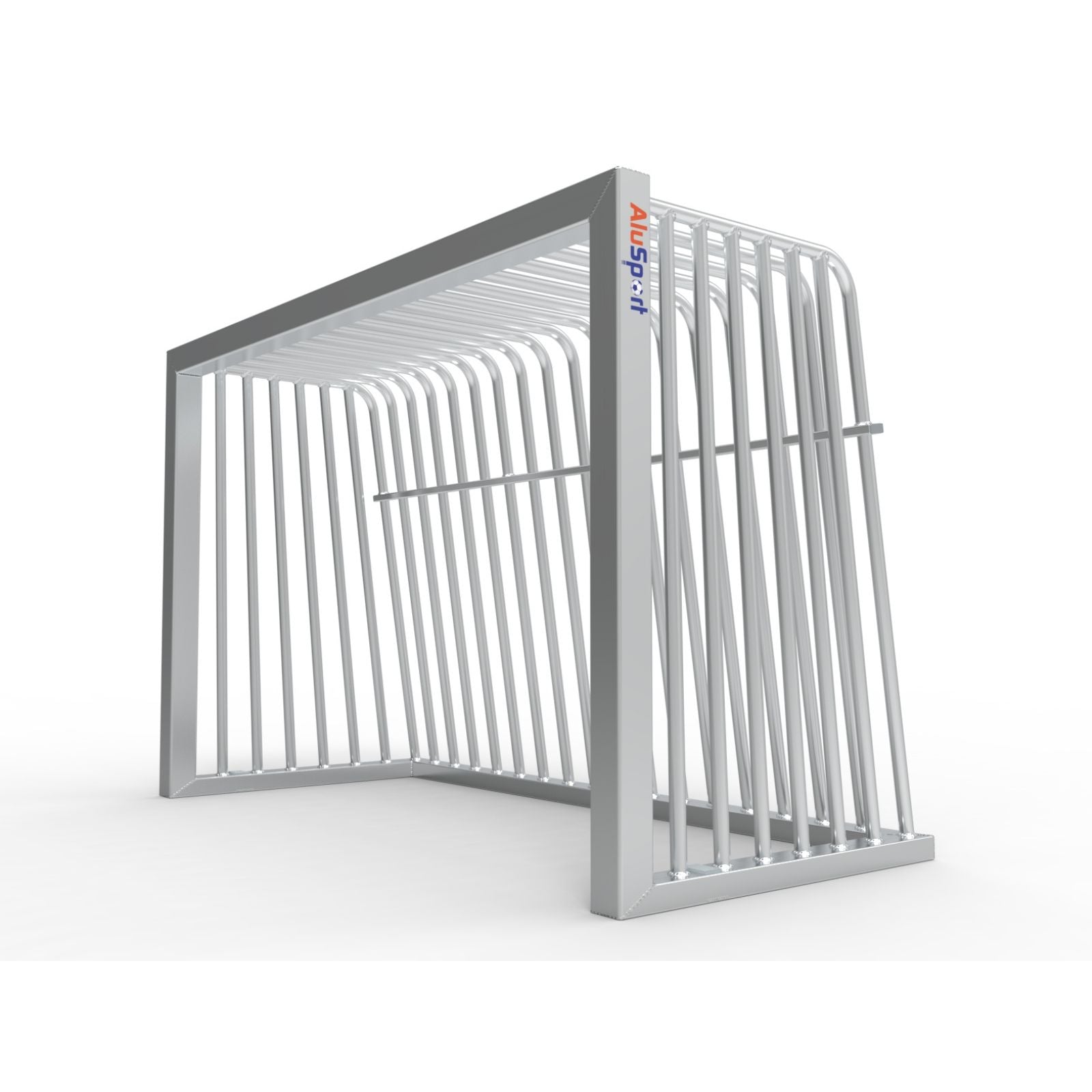 Middelgroot anti-vandalisme aluminium voetbaldoel - Alusport AA180 - 1.8 x 1.2 m