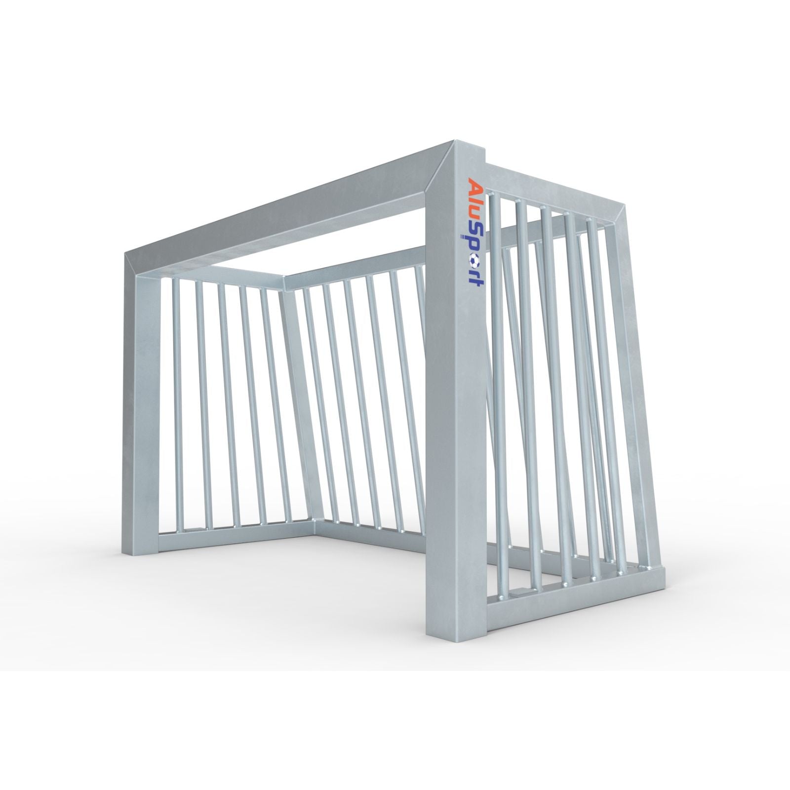 Klein anti-vandalisme stalen voetbaldoel - Alusport AS120 - 1.2 x 0.8 m