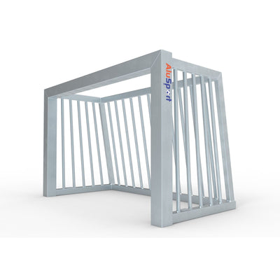 Klein anti-vandalisme stalen voetbaldoel - Alusport AS120 - 1.2 x 0.8 m