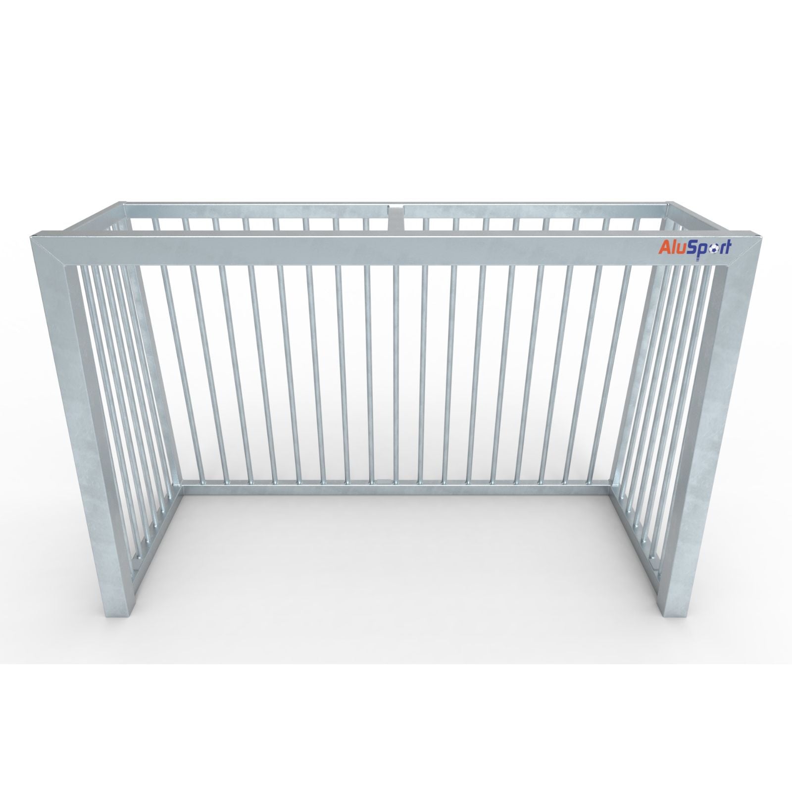 Middelgroot anti-vandalisme stalen voetbaldoel - Alusport AS180 - 1.8 x 1.2 m