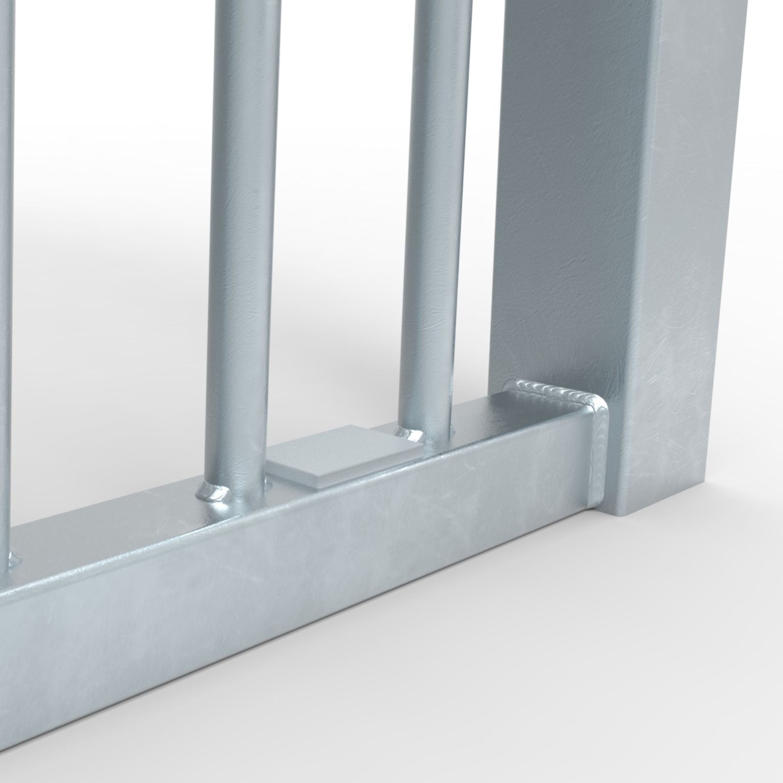 Middelgroot anti-vandalisme stalen voetbaldoel - Alusport AS180 - 1.8 x 1.2 m