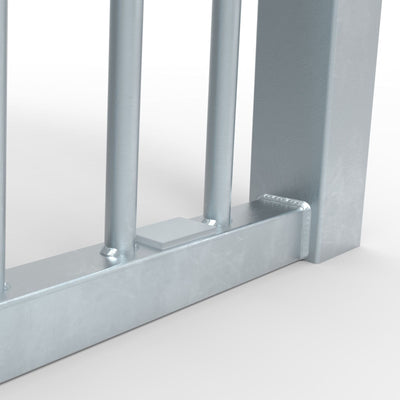 Middelgroot anti-vandalisme stalen voetbaldoel - Alusport AS180 - 1.8 x 1.2 m