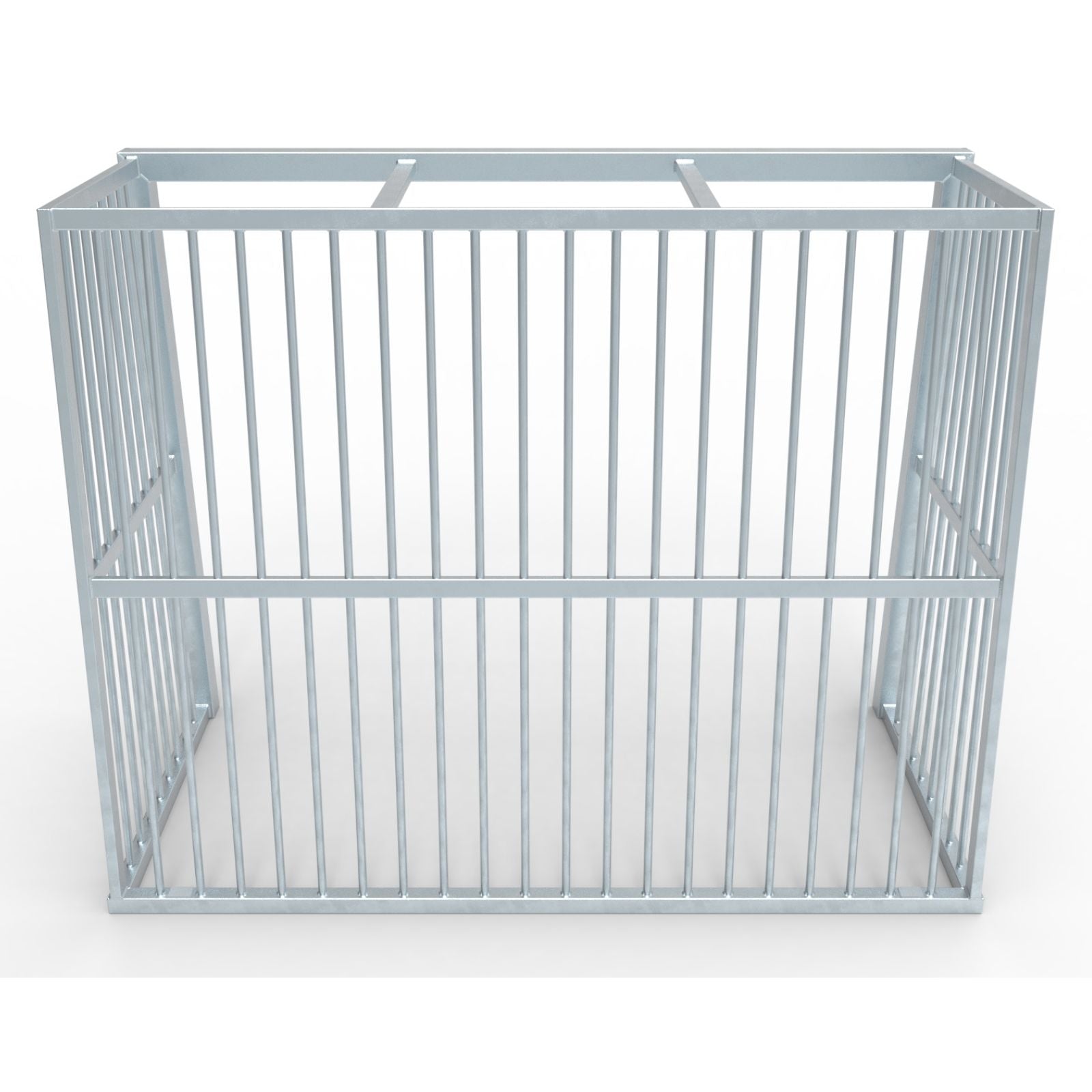 Middelgroot anti-vandalisme stalen voetbaldoel - Alusport AS220 - 2.2 x 1.75 m